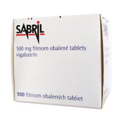Сабрил (Вигабатрин) таблетки 500мг №100 (100 таблеток) в Элисте и области фото